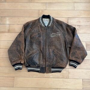 Avirex Normandy 1942-43 Leather Flight Bomber